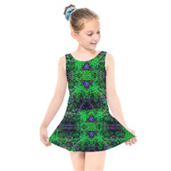 Space Jam Kids  Skater Dress Swimsuit by Thespacecampers