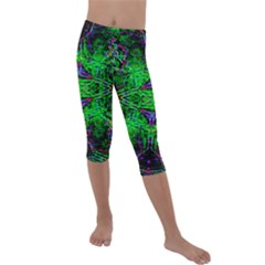 Space Jam Kids  Lightweight Velour Capri Leggings  by Thespacecampers