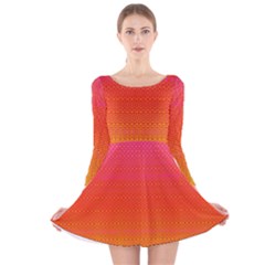 Sunrise Party Long Sleeve Velvet Skater Dress by Thespacecampers