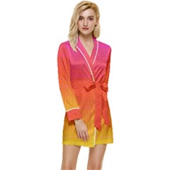 Sunrise Party Long Sleeve Satin Robe by Thespacecampers