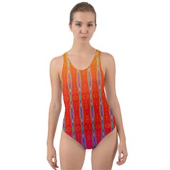 Sunsets Aplenty Cut-out Back One Piece Swimsuit