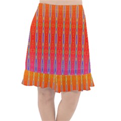 Sunsets Aplenty Fishtail Chiffon Skirt