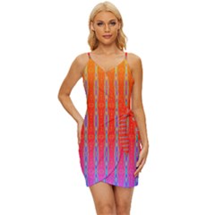 Sunsets Aplenty Wrap Tie Front Dress