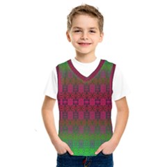 Synchronicity Sings Kids  Basketball Tank Top by Thespacecampers