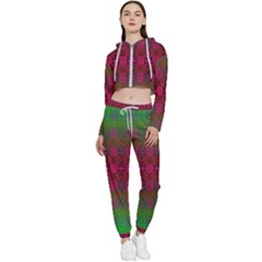 Synchronicity Sings Cropped Zip Up Lounge Set