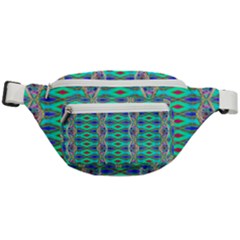 Techno Teal Fanny Pack