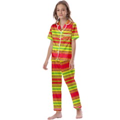 The Last Goodbye Kids  Satin Short Sleeve Pajamas Set by Thespacecampers