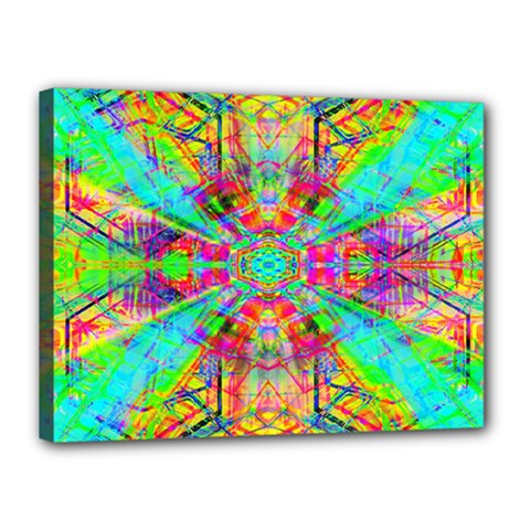 Terrestrial Burst Canvas 16  X 12  (stretched) by Thespacecampers