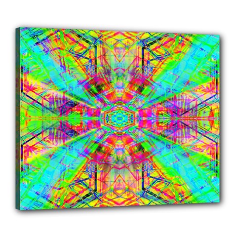 Terrestrial Burst Canvas 24  X 20  (stretched) by Thespacecampers