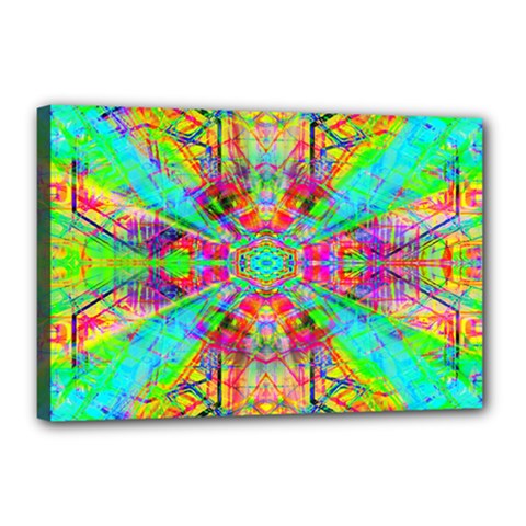 Terrestrial Burst Canvas 18  X 12  (stretched) by Thespacecampers