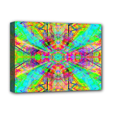 Terrestrial Burst Deluxe Canvas 16  X 12  (stretched)  by Thespacecampers