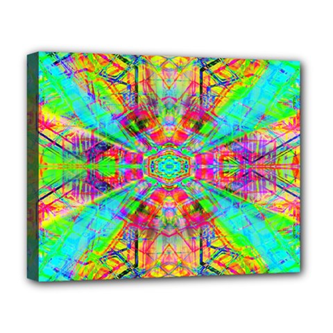 Terrestrial Burst Deluxe Canvas 20  X 16  (stretched) by Thespacecampers