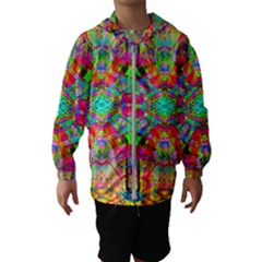 Terrestrial Burst Kids  Hooded Windbreaker