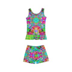 Terrestrial Burst Kids  Boyleg Swimsuit by Thespacecampers