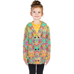 Terrestrial Burst Kids  Double Breasted Button Coat by Thespacecampers