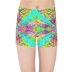 Terrestrial Burst Kids  Sports Shorts by Thespacecampers