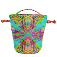 Terrestrial Burst Drawstring Bucket Bag by Thespacecampers