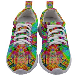 Terrestrial Burst Kids Athletic Shoes by Thespacecampers