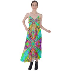 Terrestrial Burst Tie Back Maxi Dress by Thespacecampers