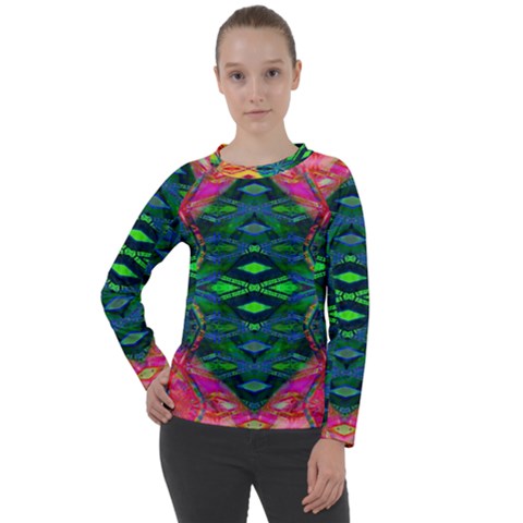 They re Here Women s Long Sleeve Raglan Tee by Thespacecampers