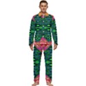 They re Here Men s Long Sleeve Velvet Pocket Pajamas Set View1