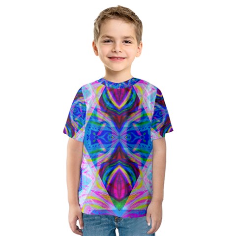 Tippy Flower Power Kids  Sport Mesh Tee by Thespacecampers