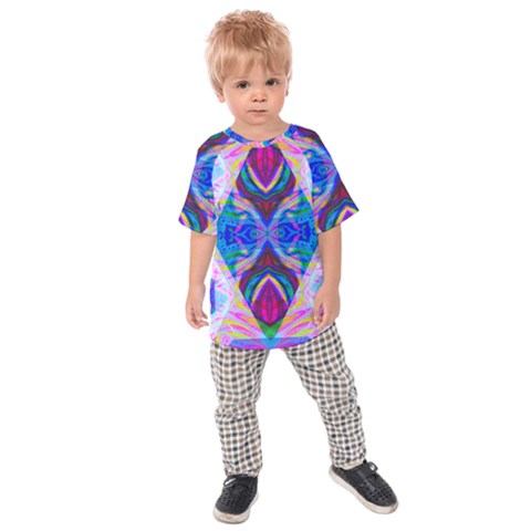 Tippy Flower Power Kids  Raglan Tee by Thespacecampers