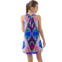 Tippy Flower Power Halter Tie Back Chiffon Dress View2