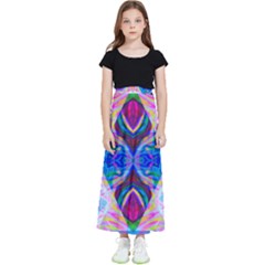 Tippy Flower Power Kids  Flared Maxi Skirt by Thespacecampers