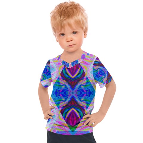 Tippy Flower Power Kids  Sports Tee by Thespacecampers