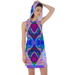 Tippy Flower Power Racer Back Hoodie Dress by Thespacecampers