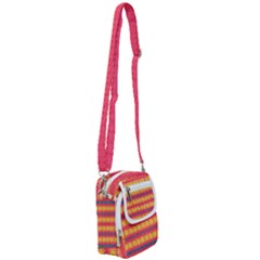 Tranquil Peaches Shoulder Strap Belt Bag by Thespacecampers