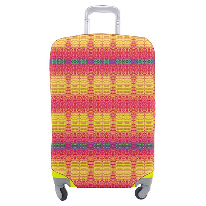 Tranquil Peaches Luggage Cover (Medium)