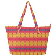 Tranquil Peaches Full Print Shoulder Bag by Thespacecampers