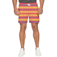 Tranquil Peaches Men s Runner Shorts