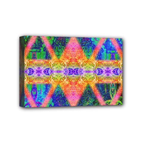 Triangular Dreams Mini Canvas 6  X 4  (stretched) by Thespacecampers