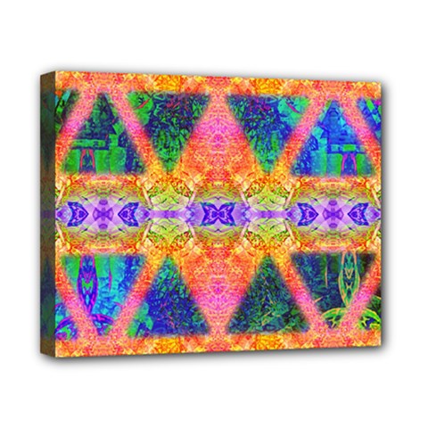 Triangular Dreams Canvas 10  X 8  (stretched) by Thespacecampers