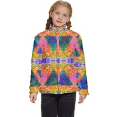 Triangular Dreams Kids  Puffer Bubble Jacket Coat