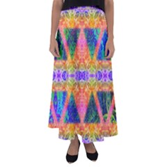 Triangular Dreams Flared Maxi Skirt by Thespacecampers