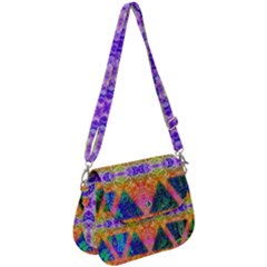 Triangular Dreams Saddle Handbag by Thespacecampers