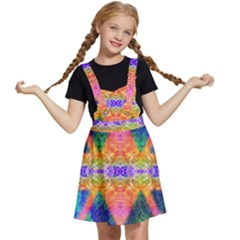 Triangular Dreams Kids  Apron Dress by Thespacecampers