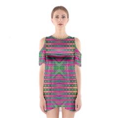 Tripapple Shoulder Cutout One Piece Dress by Thespacecampers