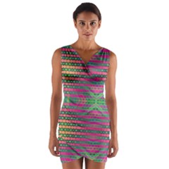 Tripapple Wrap Front Bodycon Dress by Thespacecampers