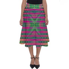 Tripapple Perfect Length Midi Skirt by Thespacecampers