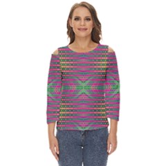 Tripapple Cut Out Wide Sleeve Top