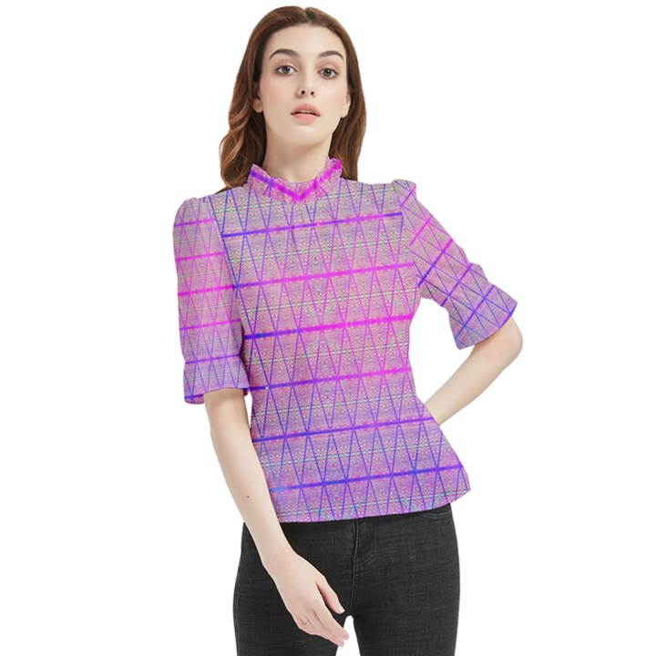 Triwaves Frill Neck Blouse