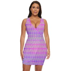 Triwaves Draped Bodycon Dress