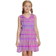 Triwaves Kids  Sleeveless Tiered Mini Dress