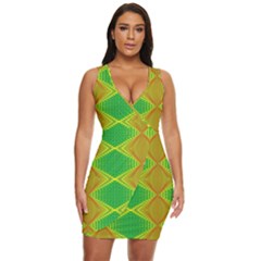 Twisty Trip Draped Bodycon Dress