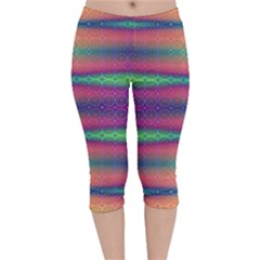 Universal Layers Velvet Capri Leggings  by Thespacecampers